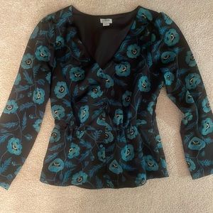 J crew dressy satin like top